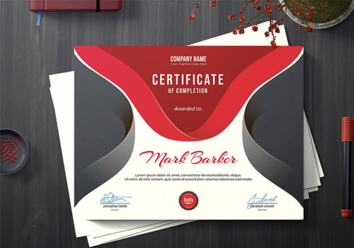 corporate certificate printing service