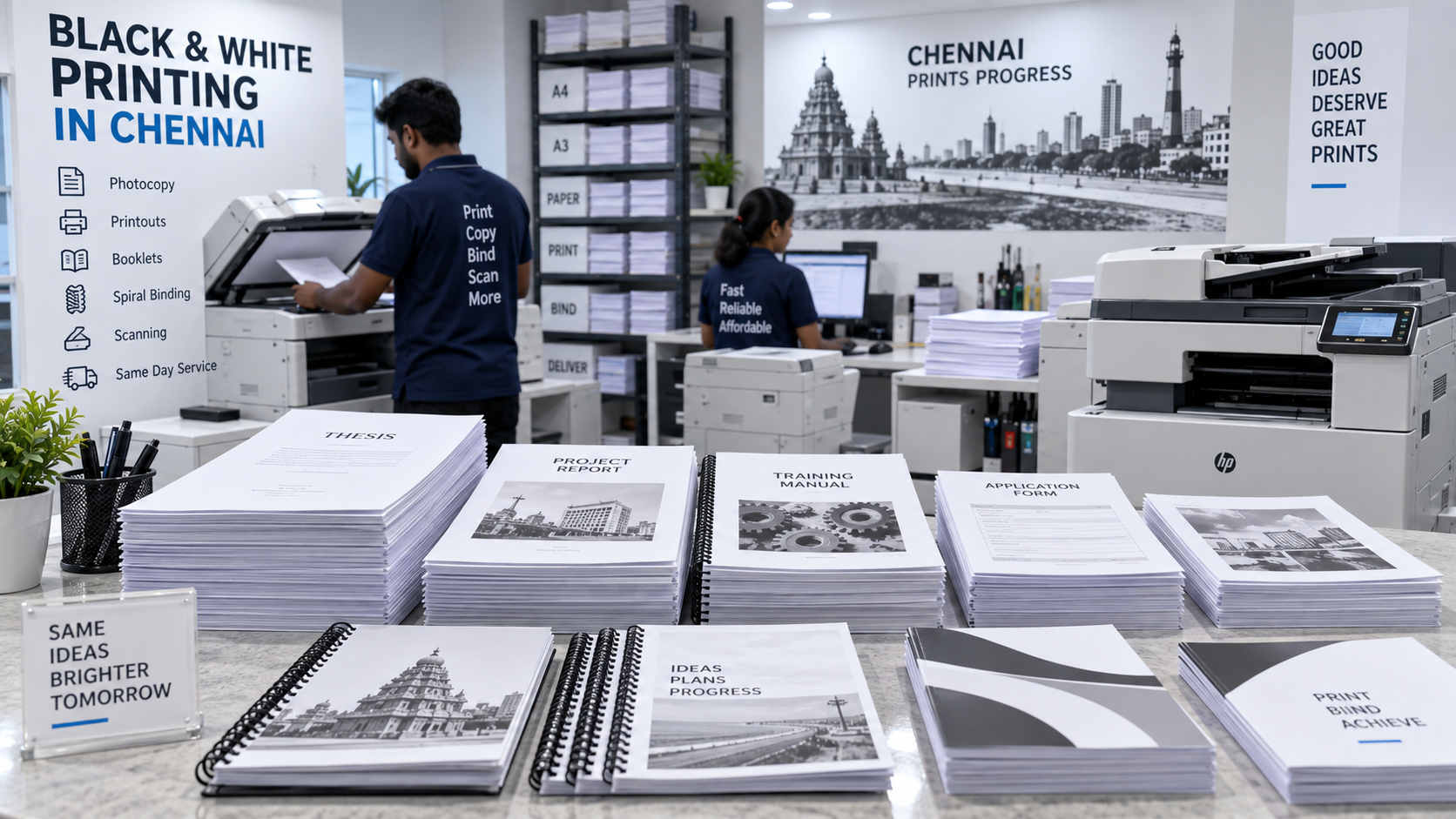 Black and White Printing in Chennai