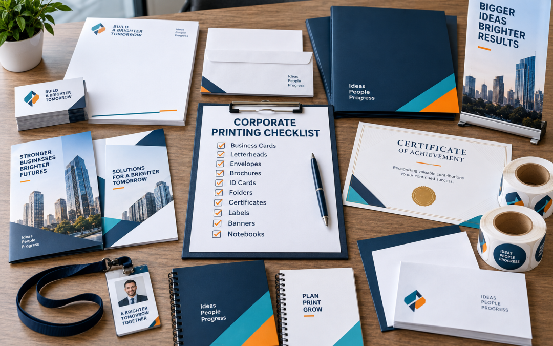 Corporate Printing Checklist: 10 Essential Print Materials Every Company Needs