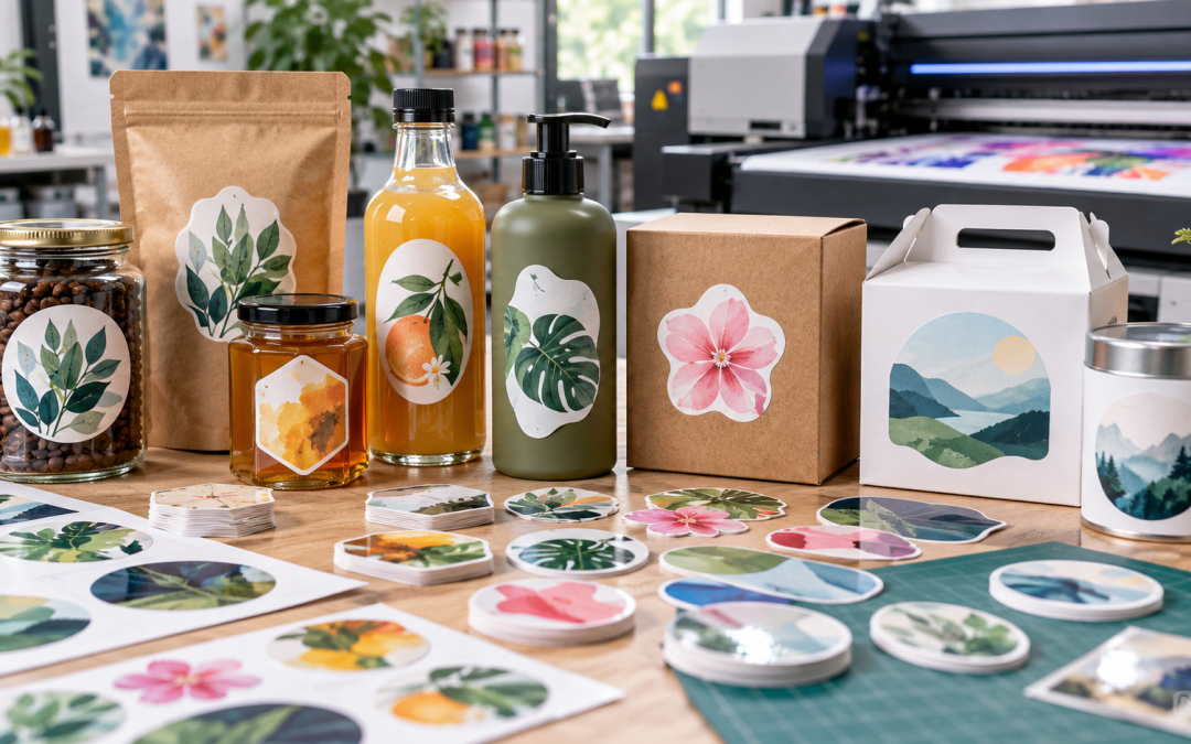 Custom Shape Product Label Printing in Chennai