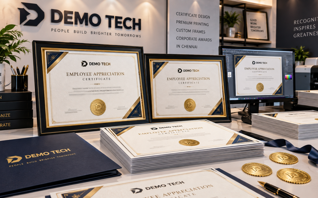 Employee Certificate Printing in Chennai