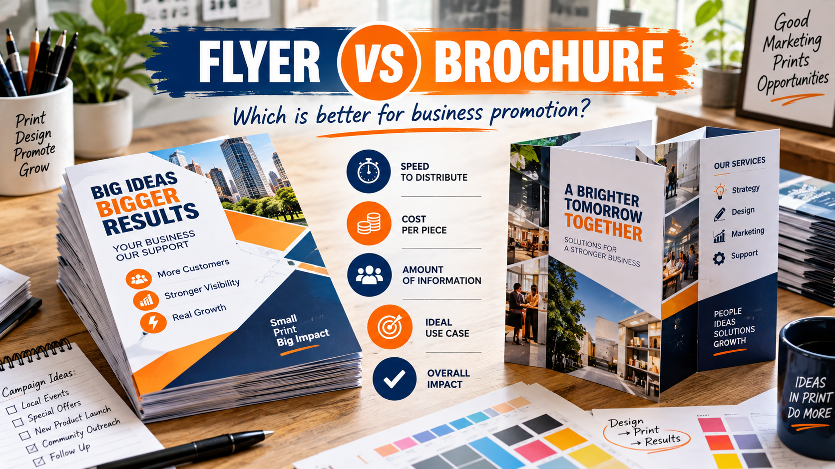 Flyer vs Brochure: Which Is Better for Your Business Promotion? - flyer vs brochure