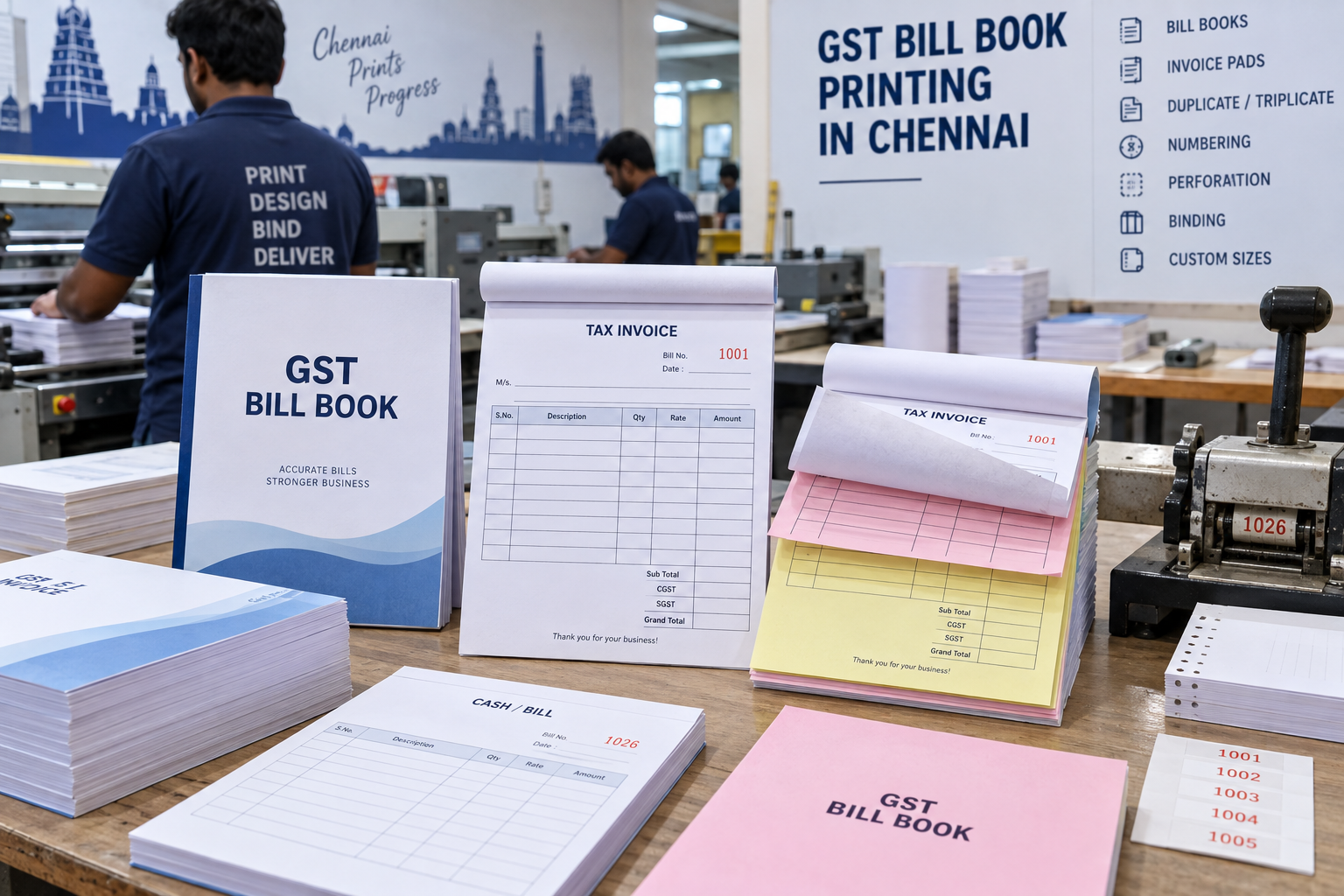 GST Bill Book Printing in Chennai