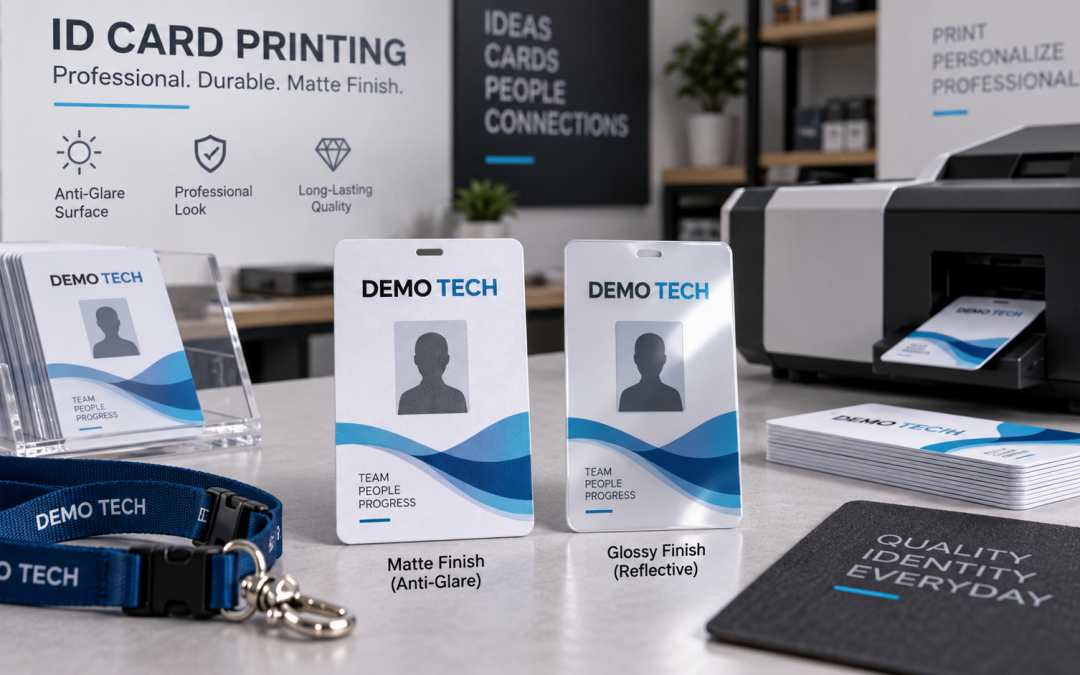 Matt Finish ID Card Printing