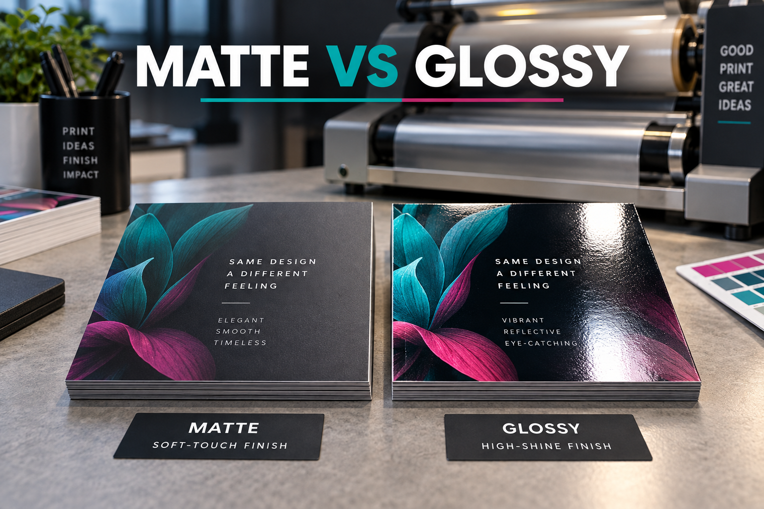 Matte vs Glossy Lamination: Which Finish Should You Choose? - matte vs glossy lamination