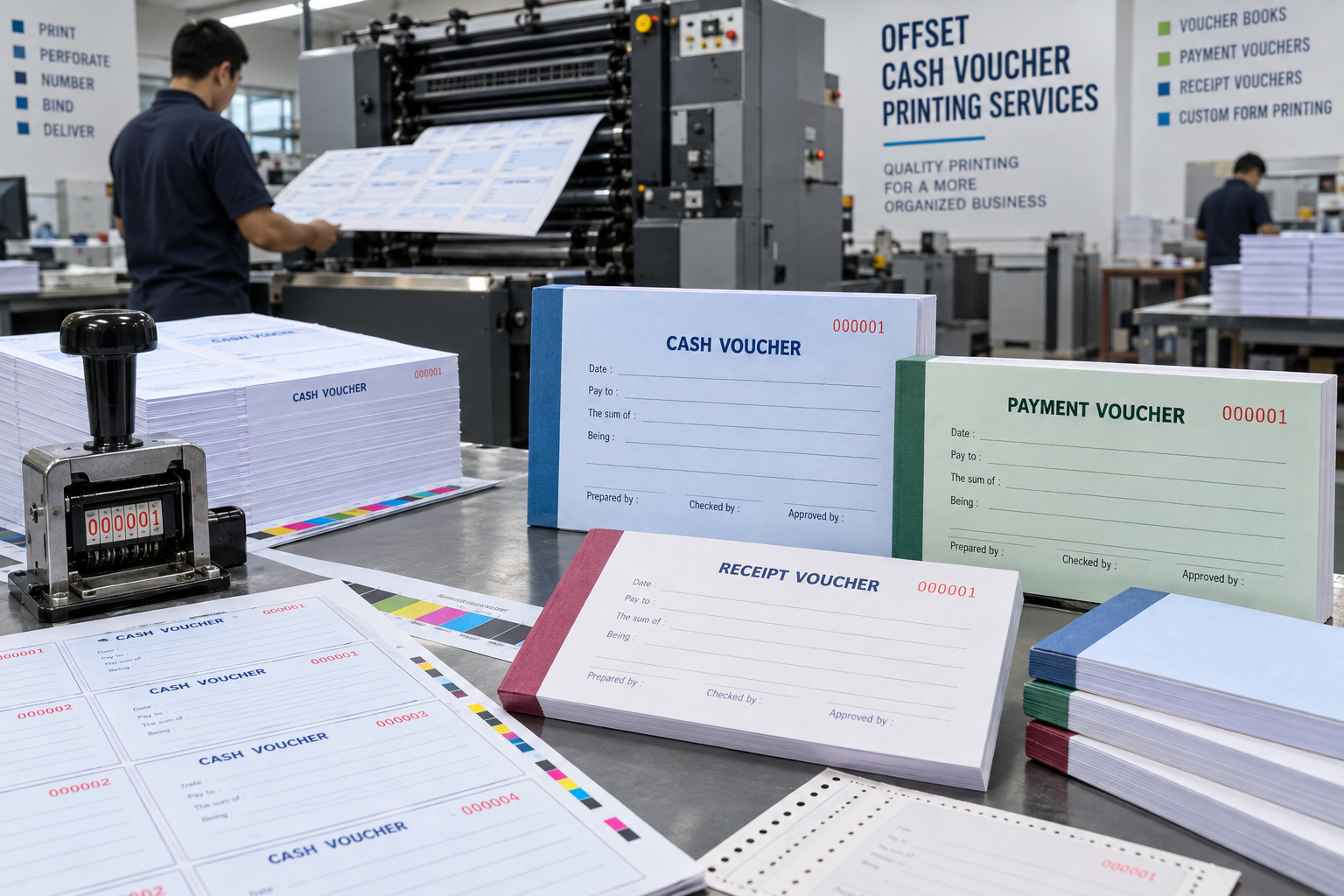 Offset Cash Voucher Printing Services