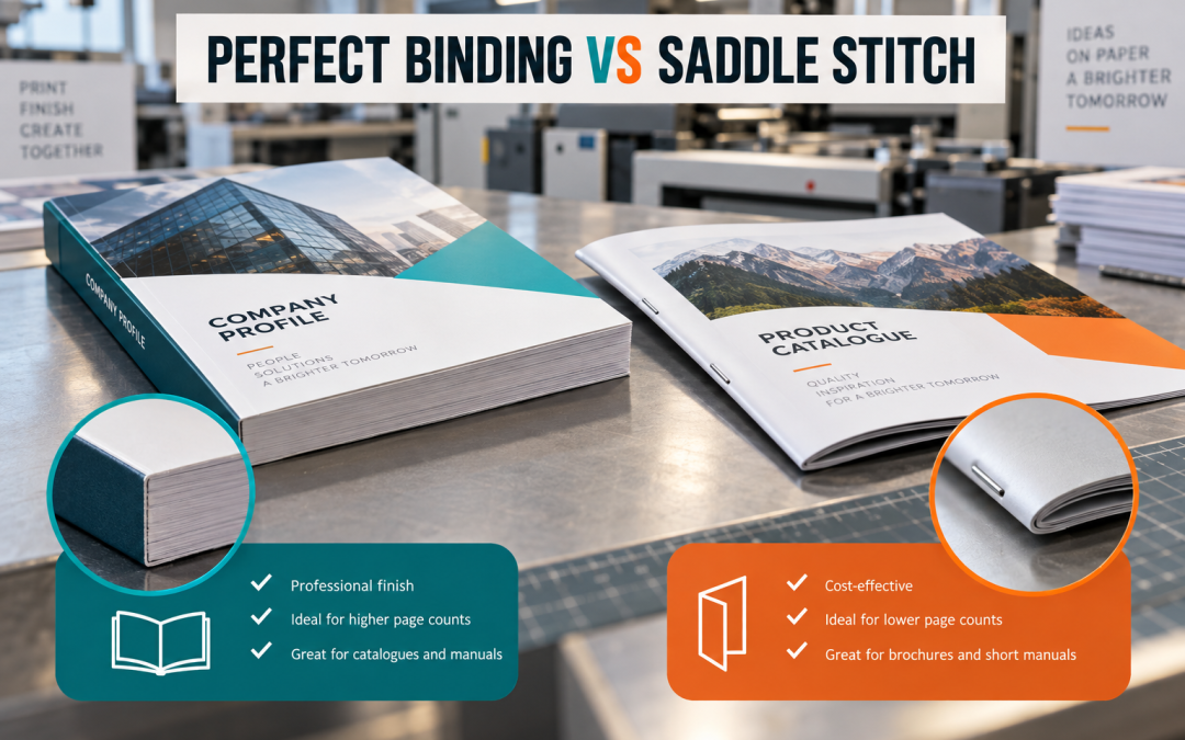 Perfect Binding vs Saddle Stitching: Which Is Best for Your Booklet?