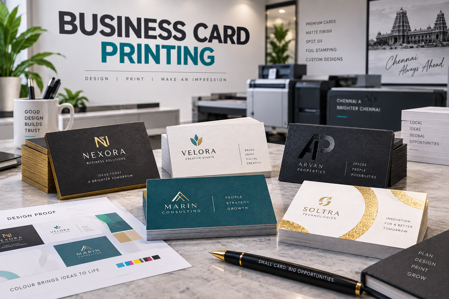 Premium Business Card Printing in Chennai - business card printing in Chennai