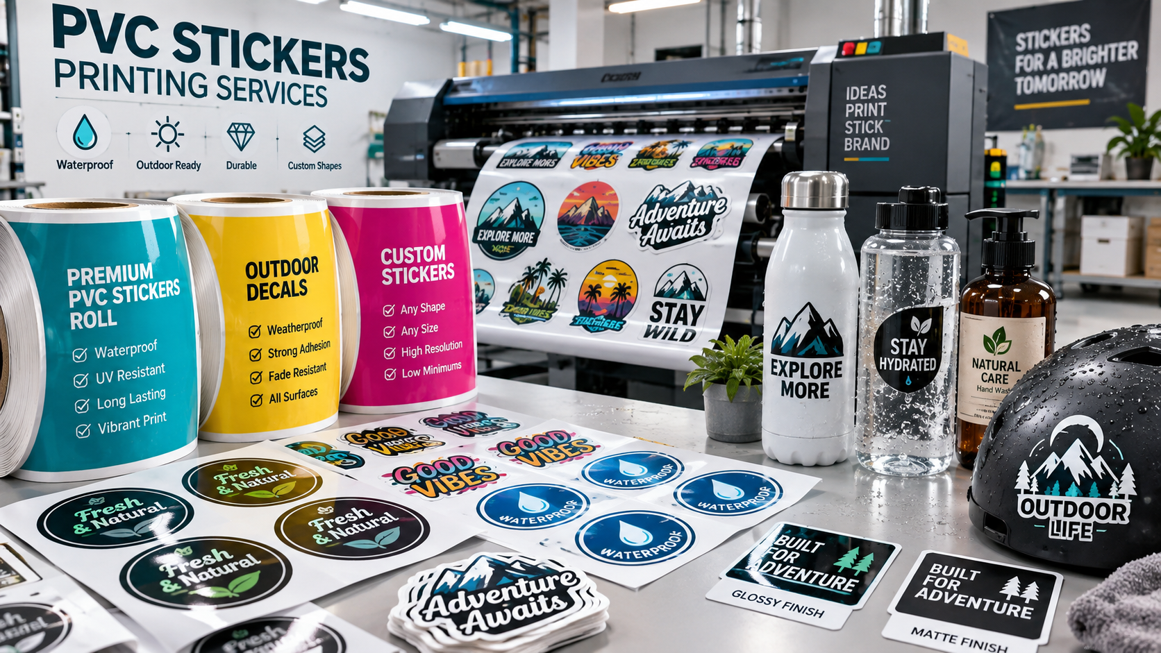 PVC Stickers Printing Services