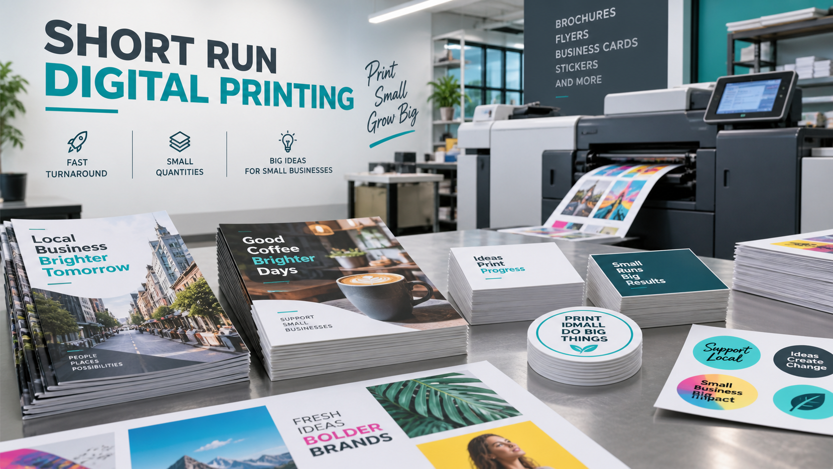 Digital Printing for Small Quantities: Why Businesses Are Switching from Offset - short run digital printing