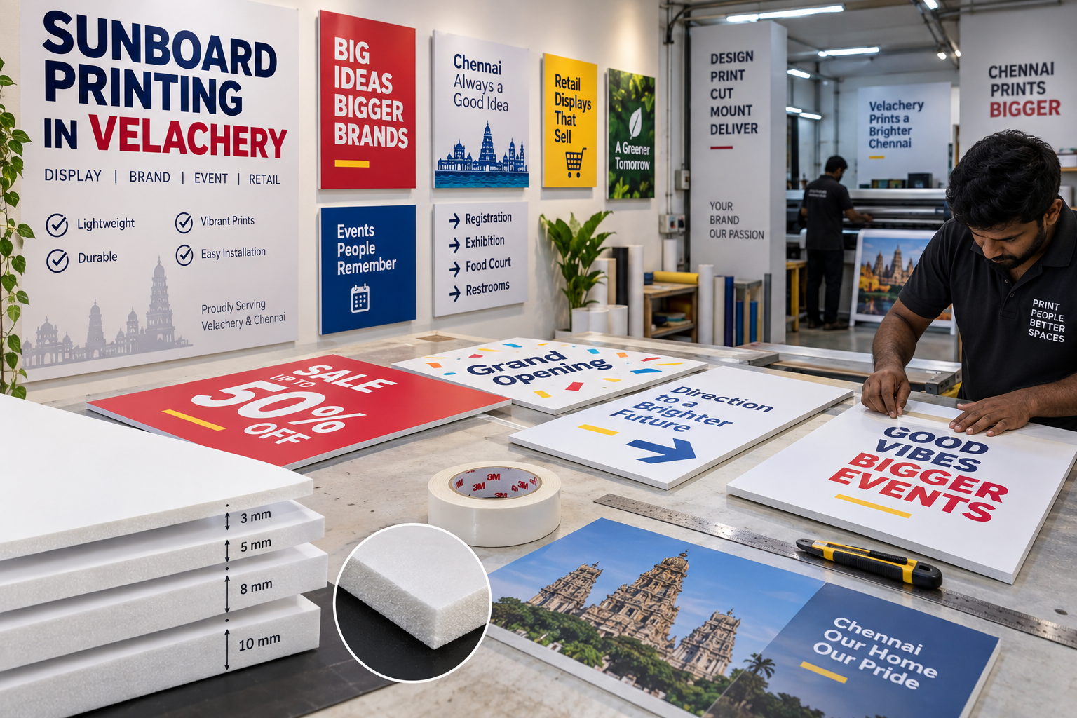 Sunboard Printing in Velachery