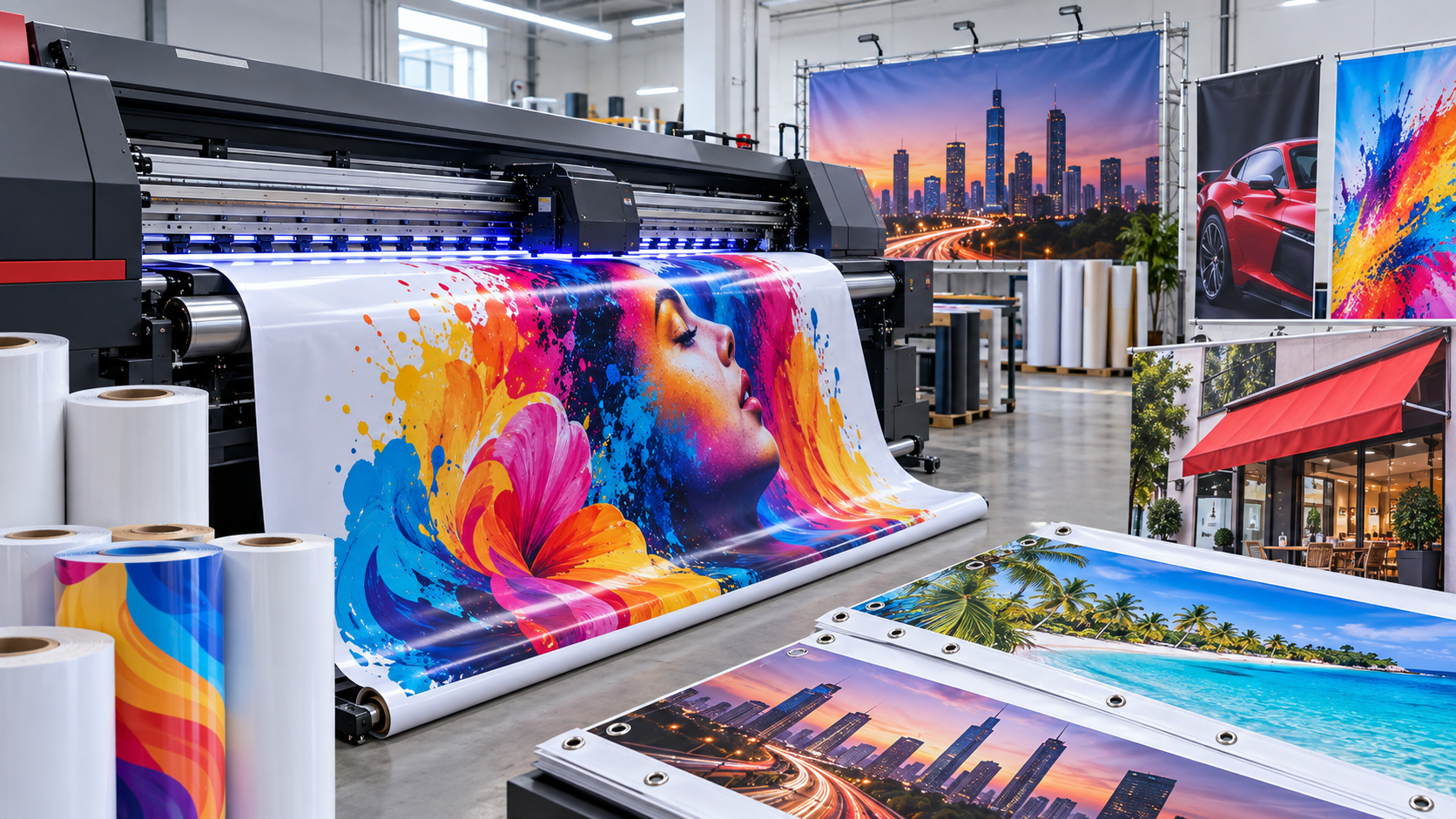 UV flex printing in Chennai for banners hoardings shop boards and outdoor advertising